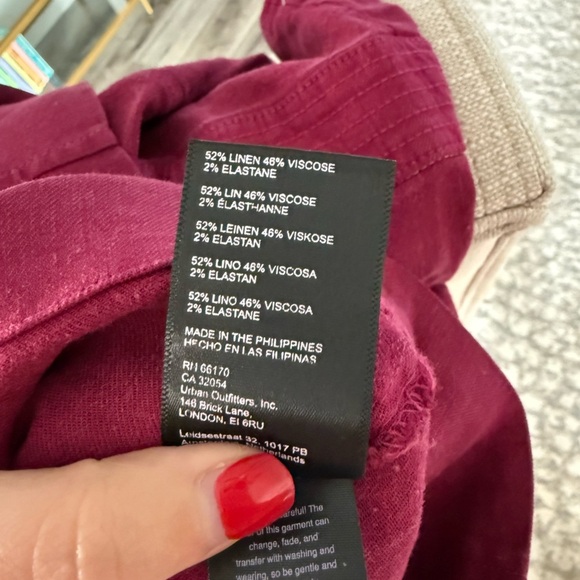 NWT $148 Anthropologie Rose Pink Square-Neck Mini Flap Pockets Back Zip Dress, 8 - Picture 8 of 8